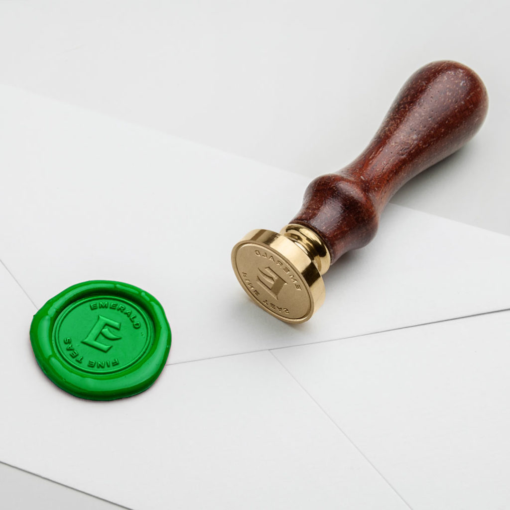 Wax seals for branding and packaging